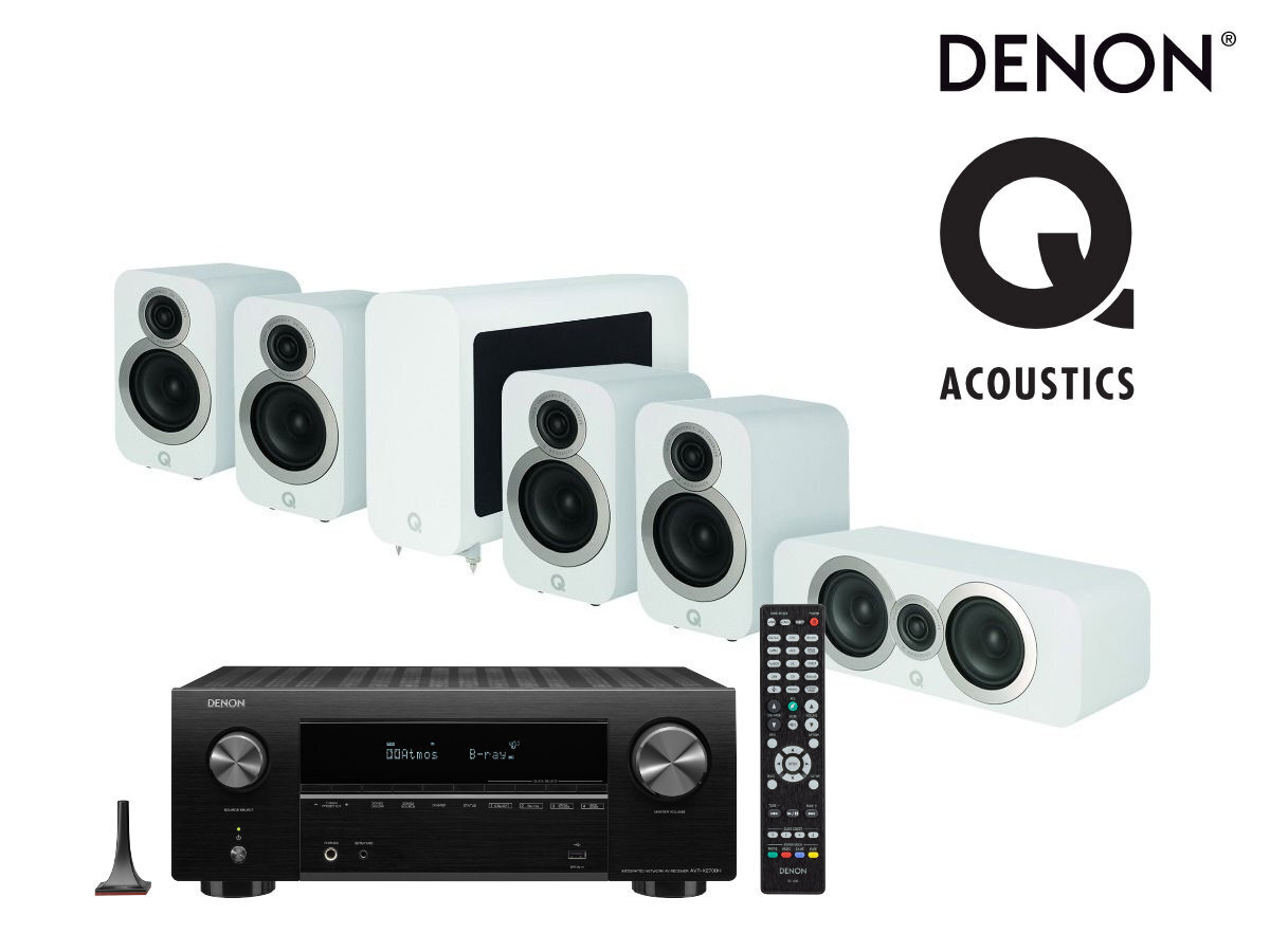 Denon best sale q acoustics